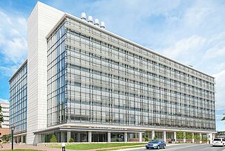 University of North Carolina - View of Facility Outside view of the University of North Carolina School of Medicine facility. The building utilized REGUPOL vibration throughout the building for vibration insolation.