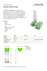 REGUPOL sonusclip DE90