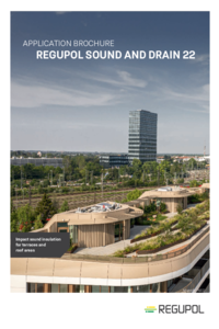 Impact sound insulation for terraces and roof areas