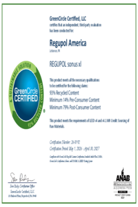 Green Circle Certificate - sonus XL